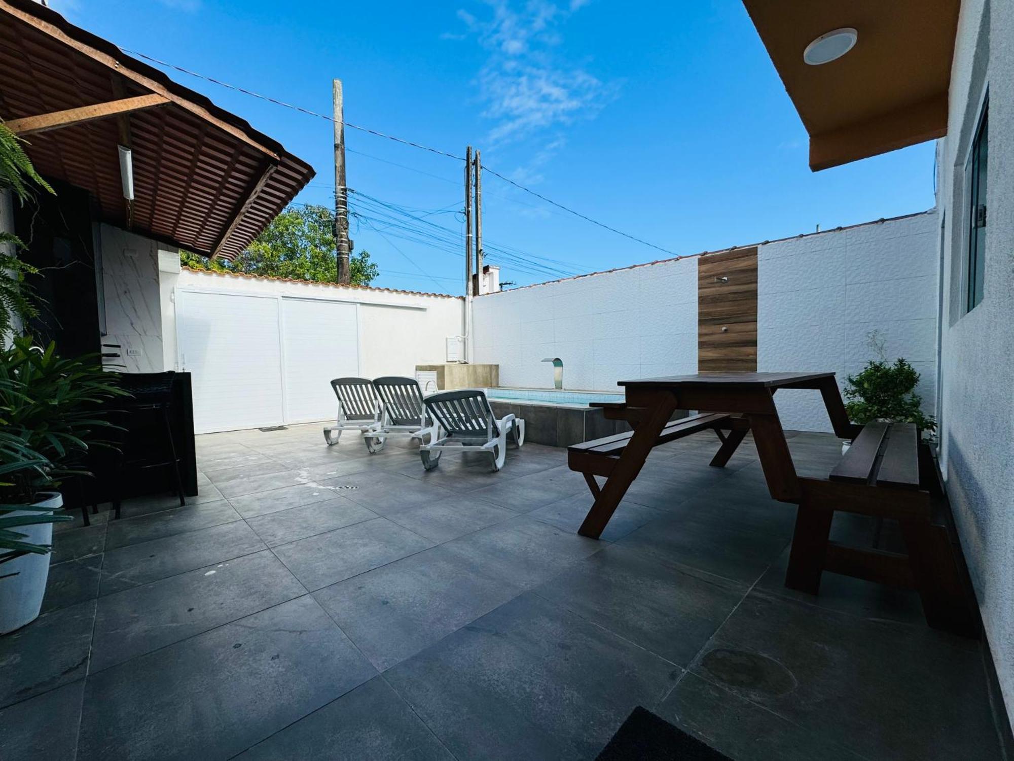 Vila Casa Compacta Com Piscina Guarujá Exteriér fotografie